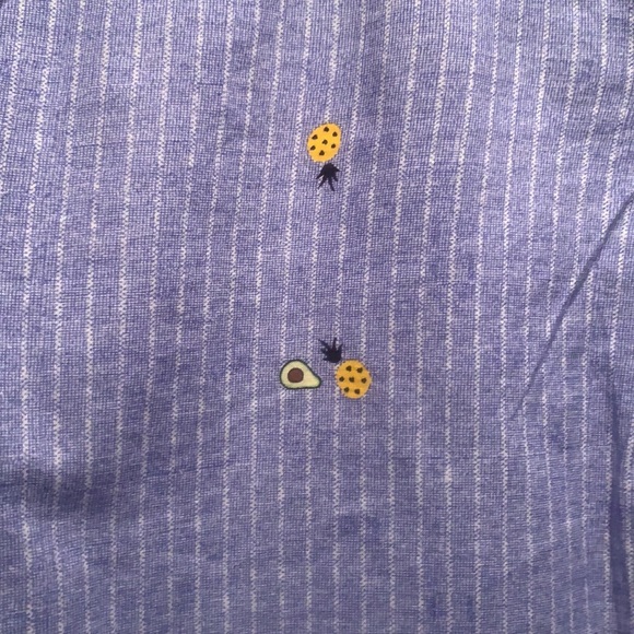 Pinstripe Button Down Shirt - Picture 3 of 3